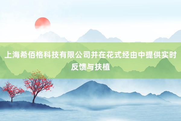 上海希佰格科技有限公司并在花式经由中提供实时反馈与扶植